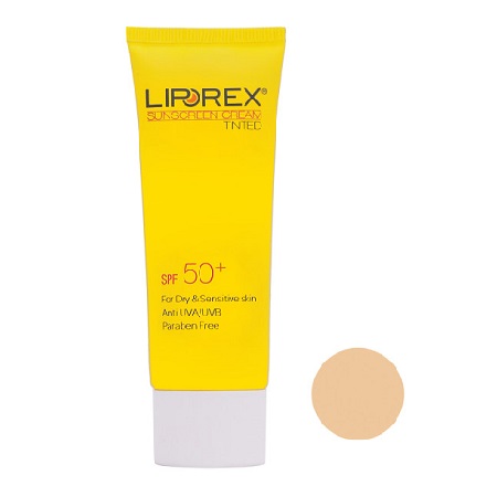 ضد آفتاب رنگی روشن مخصوص پوست خشک  لیپورکس